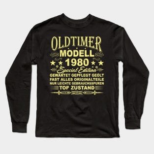 OLDTIMER MODELL BAUJAHR 1980 Long Sleeve T-Shirt